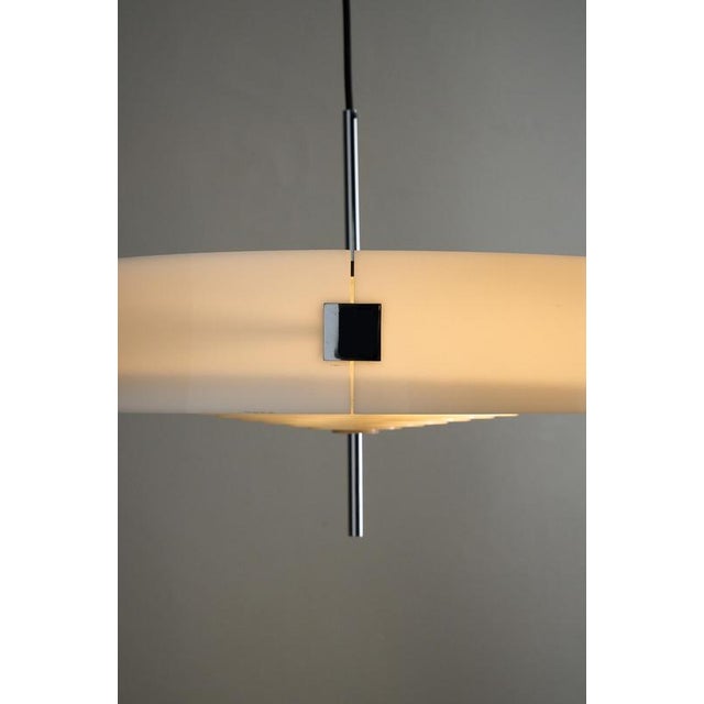 Metal Large Acrylic Glass & Grid Pendant from Cosack, 1970s For Sale - Image 7 of 11