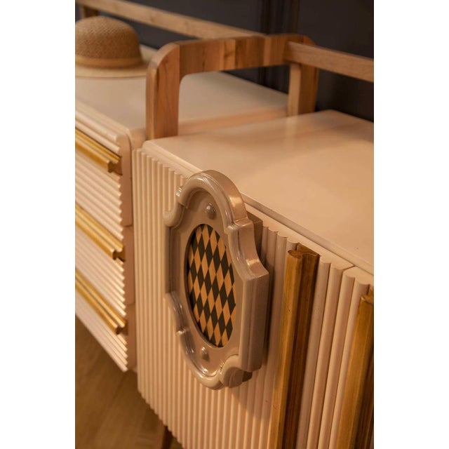 Contemporary Matilda Sideboard by Lola Glamour For Sale - Image 3 of 12