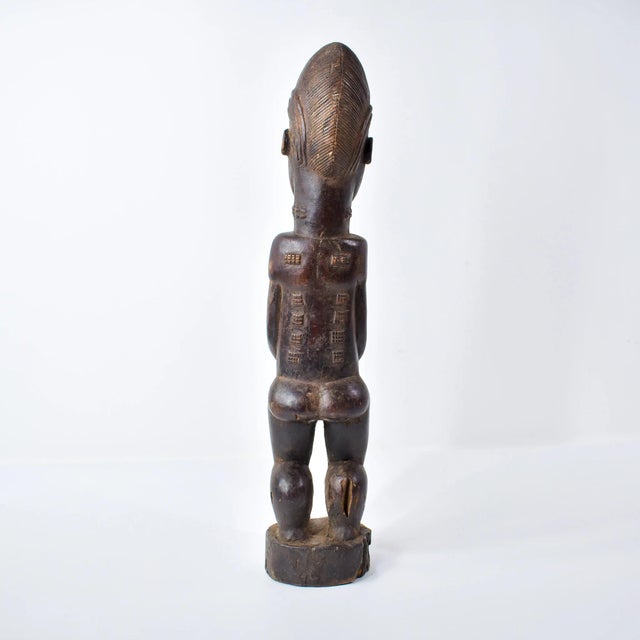 Early 20th Century Baule Standing Figure Côte d'Ivoire For Sale - Image 10 of 17