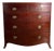 Antique Late 1700s British Neoclassical Mahogany Bowfront Chest of Drawers For Sale
