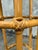 Vintage Bamboo Rattan Floor Lamp Chrome Cage Column Organic Modern Boho For Sale - Image 4 of 8