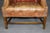 Mid 20th Century Pair Antique Georgian Leather Chesterfield Style Tufted Wingback Chairs For Sale - Image 5 of 8