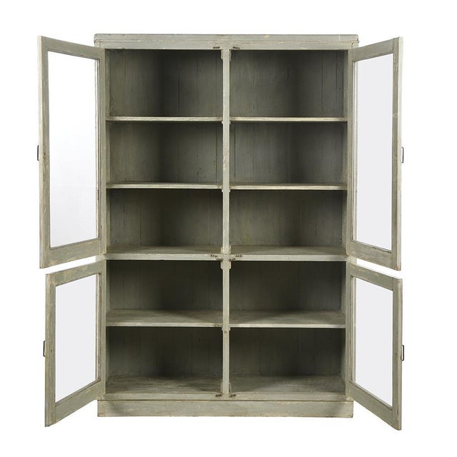 Old wooden dresser (old teak) patinated. This piece is designed in the style of the selected designer and/or manufacturer