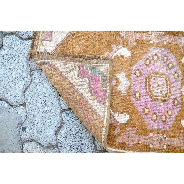 1960s Vintage Mid Century Turkish Rug For Sale - Image 5 of 6