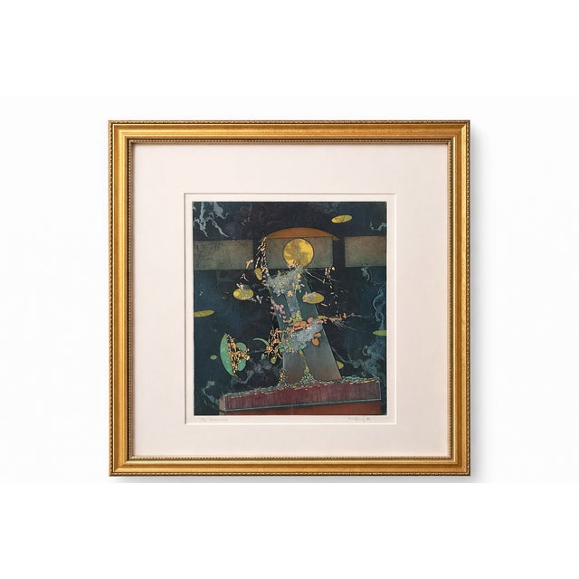 Abstract 1980s Walter (Rusty) Crump – 'Departure' For Sale - Image 3 of 4