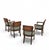 RAC Dining Chairs with Green Leather Cushions from Royal English, Set of 4 For Sale - Image 5 of 14