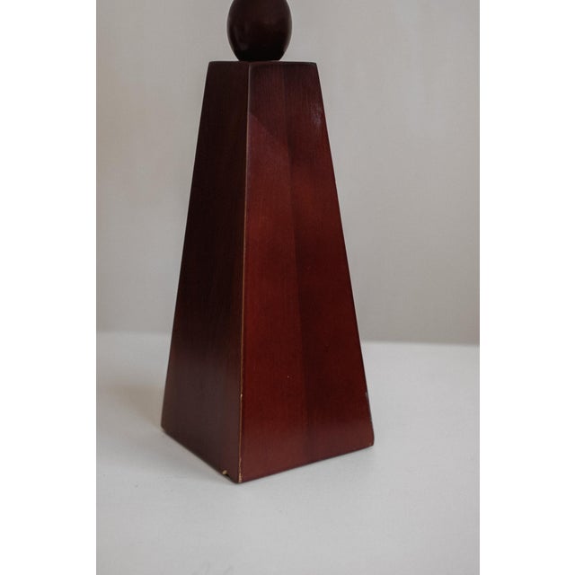 Timeless Elegance Wooden Table Lamp For Sale - Image 6 of 12