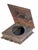 Mid 20th Century American Folk Tramp Art Carved Wood Box With Geometric Lid For Sale - Image 11 of 13