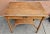 Victorian 19th Century Oak Single Drawer Legs Work Table For Sale - Image 3 of 7