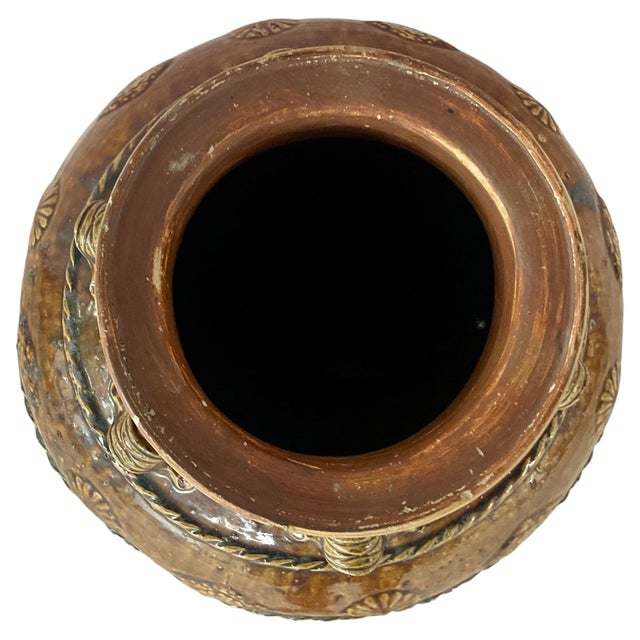Southeast Asian Qing Martaban Ware Storage Jar For Sale - Image 9 of 12