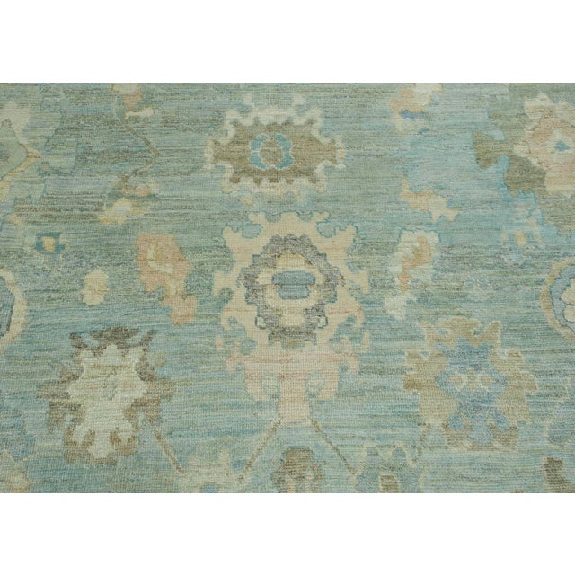 Early 21st Century Turkish Oushak Rug 10'8" x 16'8" #18113 For Sale - Image 5 of 8