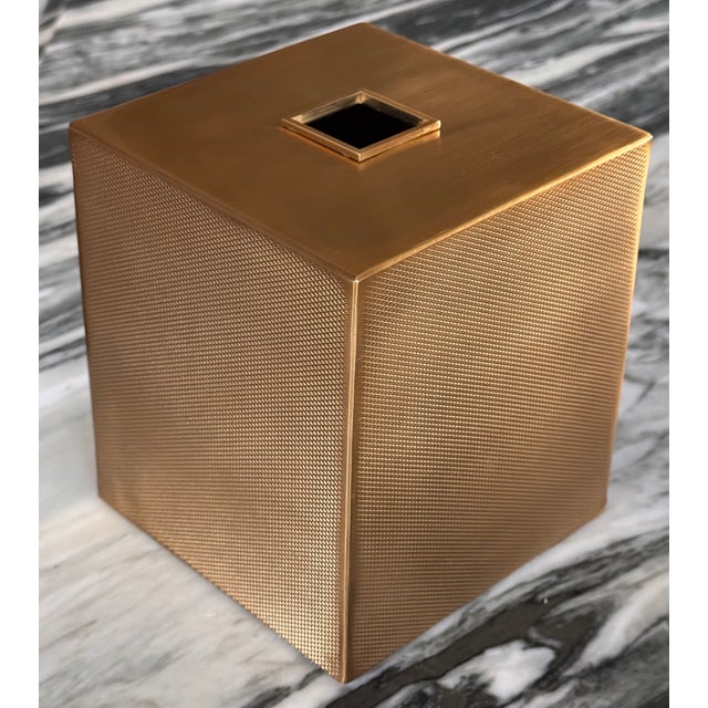 Contemporary Estate Restoration Hardware Laval Tisssue Box Cover For Sale - Image 3 of 8