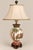 Vintage Fredrick Cooper Chinoiserie Asian Ralph Lauren Style Handpainted With Palm Trees & Fez Monkeys Table Lamp For Sale - Image 11 of 11