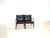 Manufacturer: Poul Jeppesens Møbelfabrik Designer: Ole Wanscher Model: OW 149 Upholstery: Nappa leather Color: Black...