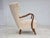 Ivory Danish High-Backed Armchair in Sheepskin by Alfred Christensen for Slagelse Møbelværk, 1960s For Sale - Image 8 of 18