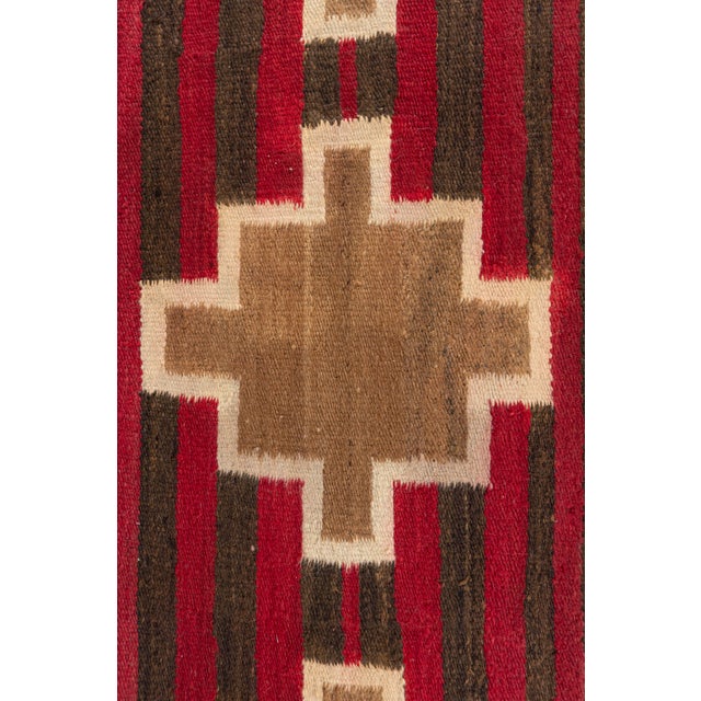Antique Navajo Style Rug 5'1 X 5'8 For Sale - Image 9 of 9