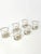 Set of Six "Name Your Poison" Apothecary Cocktail Glasses by Cera for Neiman Marcus c.1970 For Sale In Atlanta - Image 6 of 12