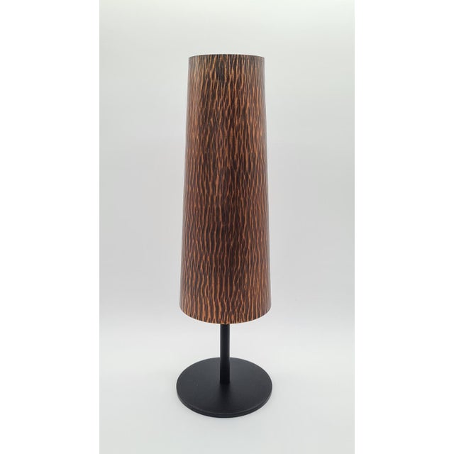 Brutalist Vase, Copper, Black Steel, Germany, 1960s. For Sale - Image 4 of 7