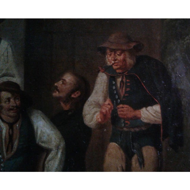 Realism Happy Group by Franz Defregger (Austrian 1835-1921) 19th Century Painting For Sale - Image 3 of 10