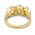 Gia 3.06 Old Mine Cut Diamond 18k Yellow Gold Platinum Collet Ring, Size 6.5 For Sale In Los Angeles - Image 6 of 11