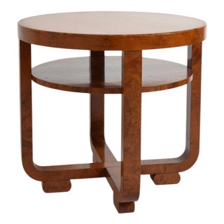 Art Deco Pedestal Table in the style of Jacques Adnet, 1920s For Sale