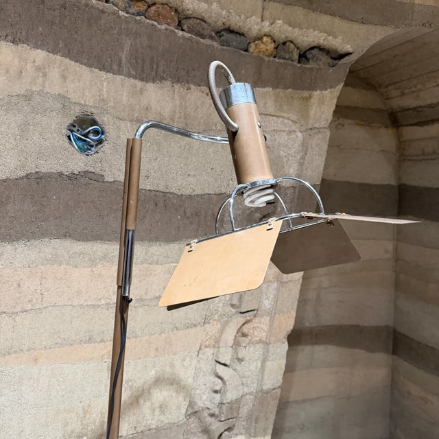 Metal ColortranBurbank California, Berkey Photo Inc Industrial Floor Lamp Mid Century For Sale - Image 7 of 14