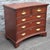 Wood Mid 20th Century Federal Style Recessed Front Mahogany Five-Drawer Chest For Sale - Image 7 of 18
