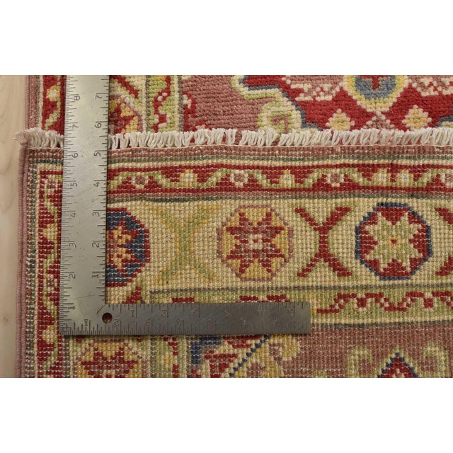 Kazak Runner 2′ X 6’5” Brown Wool Tribal Hand-Knotted Oriental Rug For Sale - Image 12 of 12