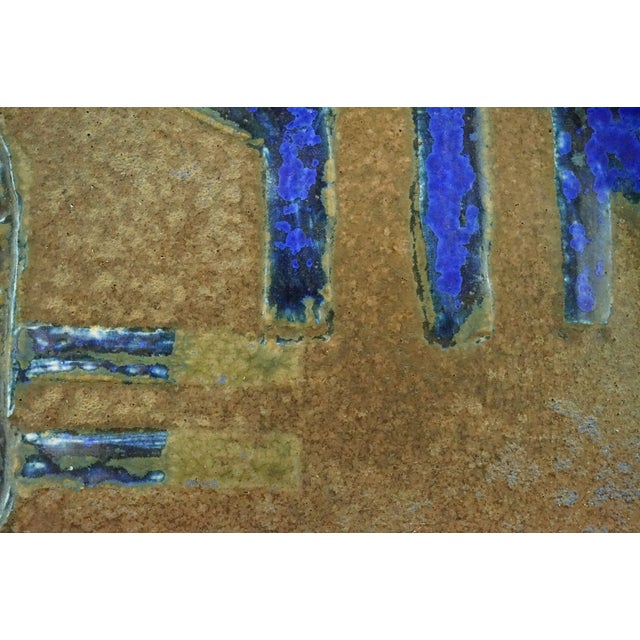 Primitivist Stoneware Plate with Abstract Figures by Cesare Ronchi, Italy, 1960s For Sale - Image 12 of 18