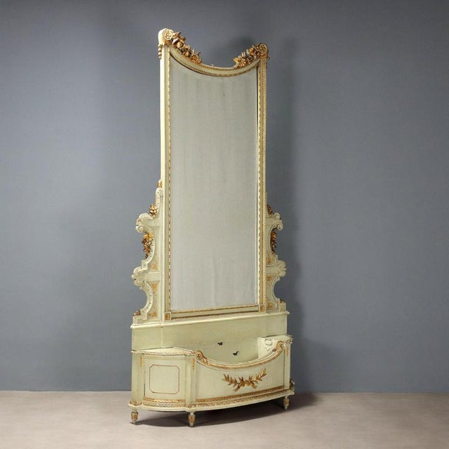 Late 19th Century Neo-Classical Gilded Mirror, Italy For Sale - Image 11 of 11