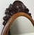 Antique French Walnut Ornate Wall Mirror For Sale - Image 4 of 10