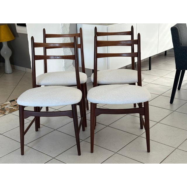 Wilkhahn Teak Chairs by Wilkhan de Georg Leowald, Germany, 1960, Set of 4 For Sale - Image 4 of 18