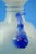 19th Century Milk Murano Glass Perfume Bottle with Blue Cameo attributed to Salviati & C. For Sale - Image 18 of 18