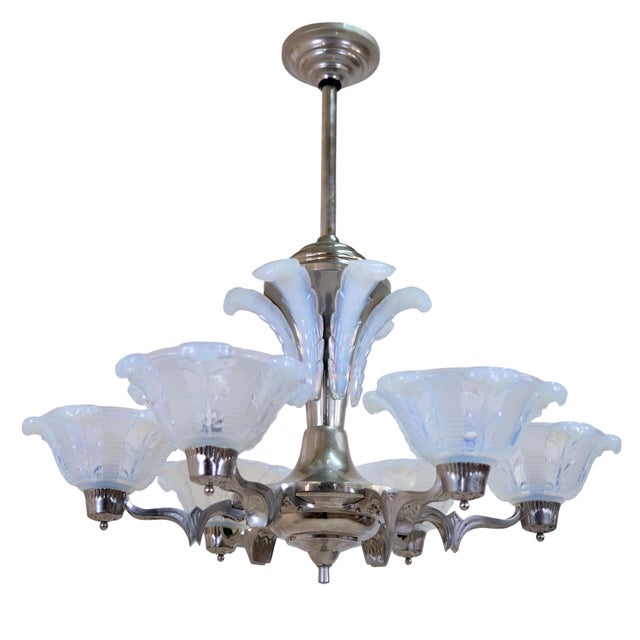 Ceiling Lamp with Metal Mount, 1930s, in Good conditions. Designed 1920 to 1949 Up to 250V (Europe/UK Standard).The wiring...