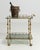 Hollywood Regency Brass Bar Cart on Wheels, France, 1960 Gold For Sale - Image 10 of 13