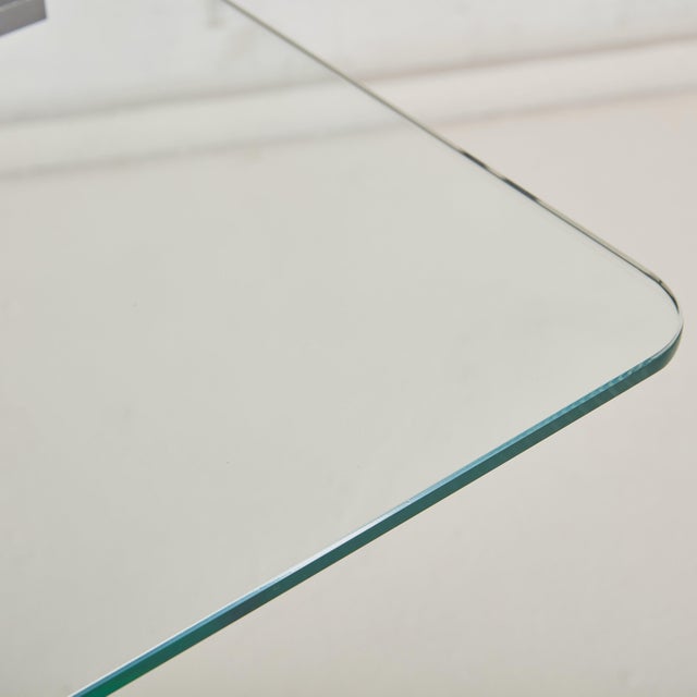 Petite Iron + Glass Top 'Cuginetto' Coffee Table by Enzo Mari, Italy 1970s For Sale - Image 11 of 11