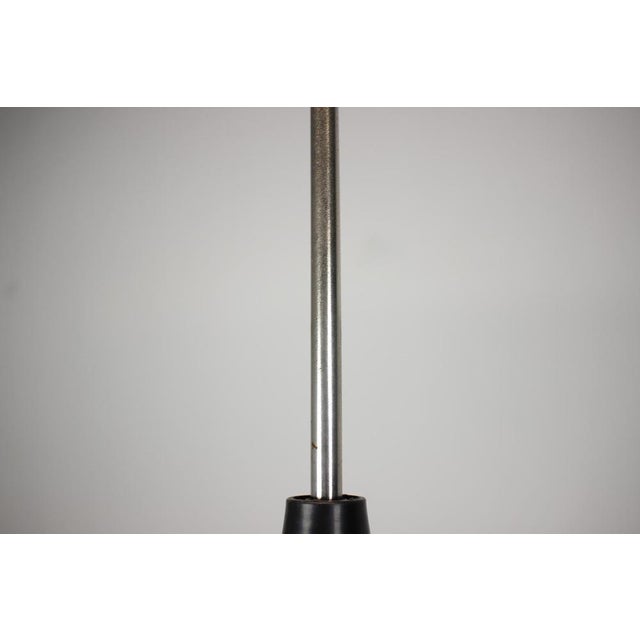 1970s Czechoslovak Opaline Glass Globe Pendant Lamp, 1970s For Sale - Image 5 of 10