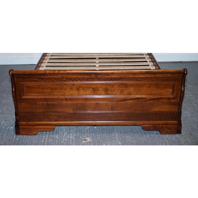 Vintage French Style Sleigh King Size Bed from Willis & Gambier For Sale - Image 6 of 18