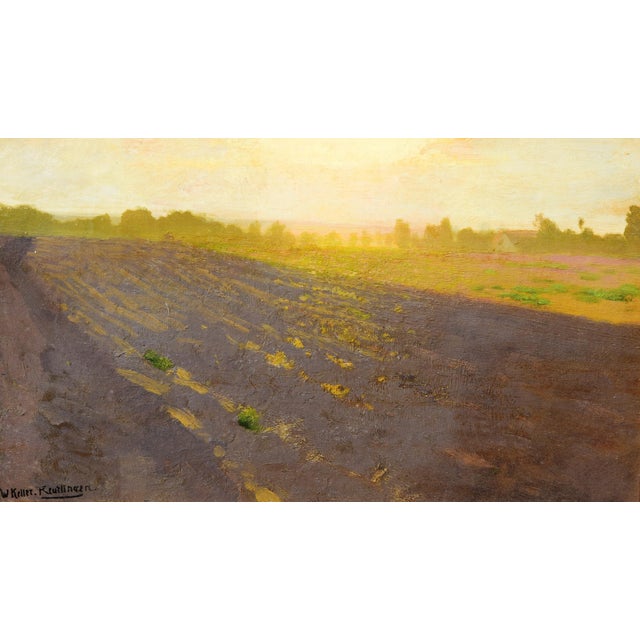 Paul Wilhelm Keller-Reutlingen, Paul Wilhelm Keller-Reutlingen, Gemälde, Landschaft (Dachau), um 1890-1900, Framed For Sale - Image 8 of 8