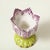 Purple Mid 20th Century English Traditional Porcelain Tulip Cups For Sale - Image 8 of 9