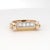 Twistable 14k Yellow Gold Diamond Multi Sapphire Ring 0.27 Carats Size 6.75 For Sale - Image 9 of 18
