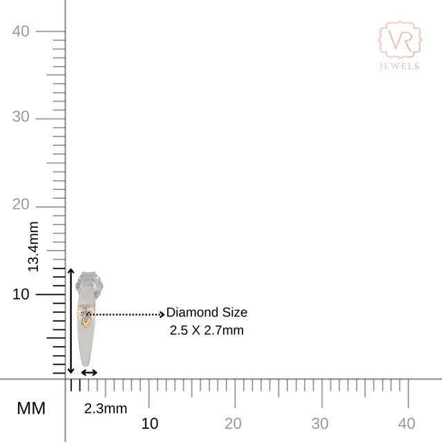White Two Tone 18k Gold Heart Cut Diamond Studded Hoop Earrings for Thanksgiving- A Pair For Sale - Image 8 of 11