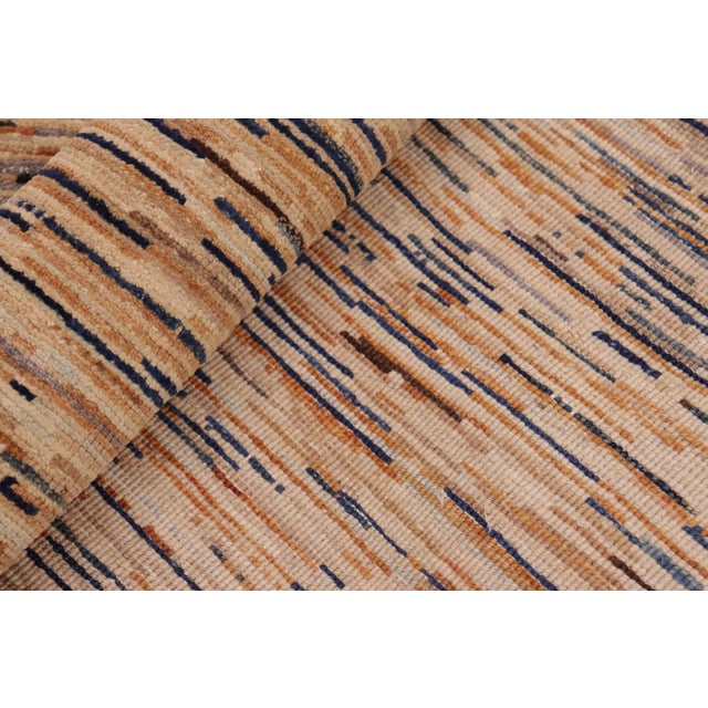 Tan Modern Gabbeh Tan/Beige Wool Rug - 6'0'' X 8'8'' For Sale - Image 8 of 10