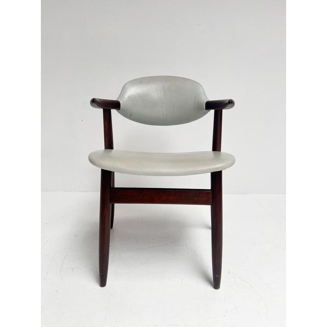 Grey Cowhorn Chair, 1970s For Sale - Image 9 of 13