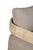 Eclipse Outdoor Solid Teak Wood Sofa Natural Look - Gray Fabric For Sale - Image 4 of 10