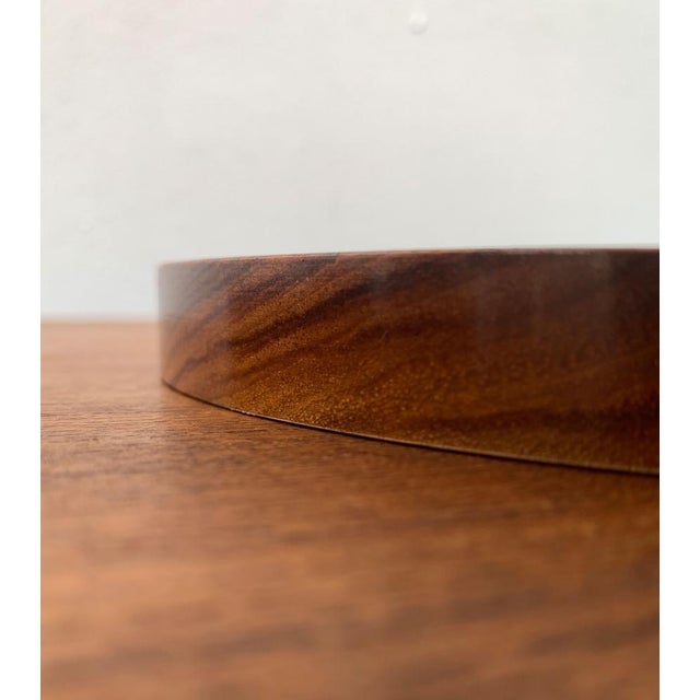 Wood Mid-Century Wooden and Ceramic Plates, 1960s, Set of 2 For Sale - Image 7 of 18