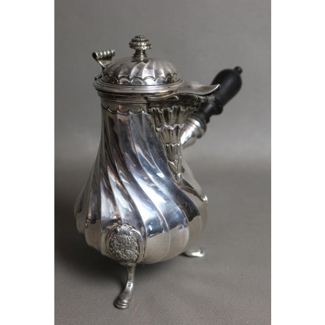 Selfish Silver Coffee Pot from Cardeilhac Company, Paris For Sale - Image 4 of 14