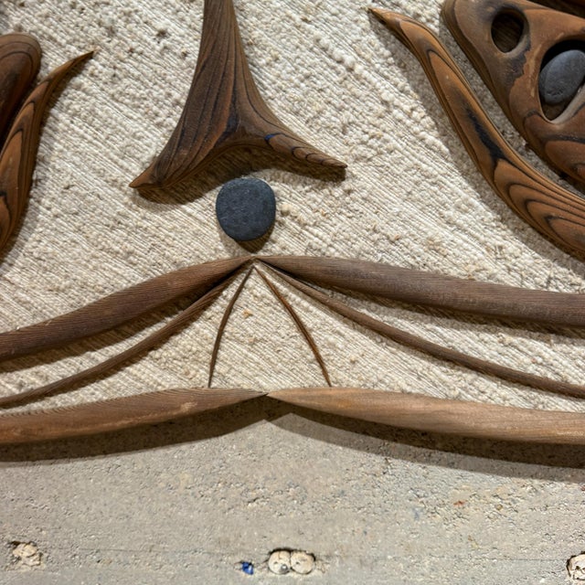 Paul Hollowend Carved Wood Abstract Wall Art Post-Modern For Sale - Image 16 of 17