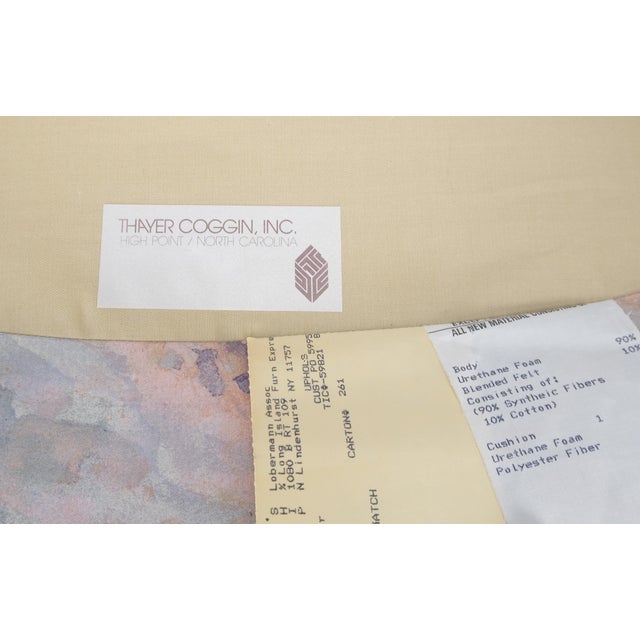 Pair Mid-Century Modern Milo Baughman Thayer Cogging Swivel Barrel Lounge Chairs For Sale - Image 11 of 18