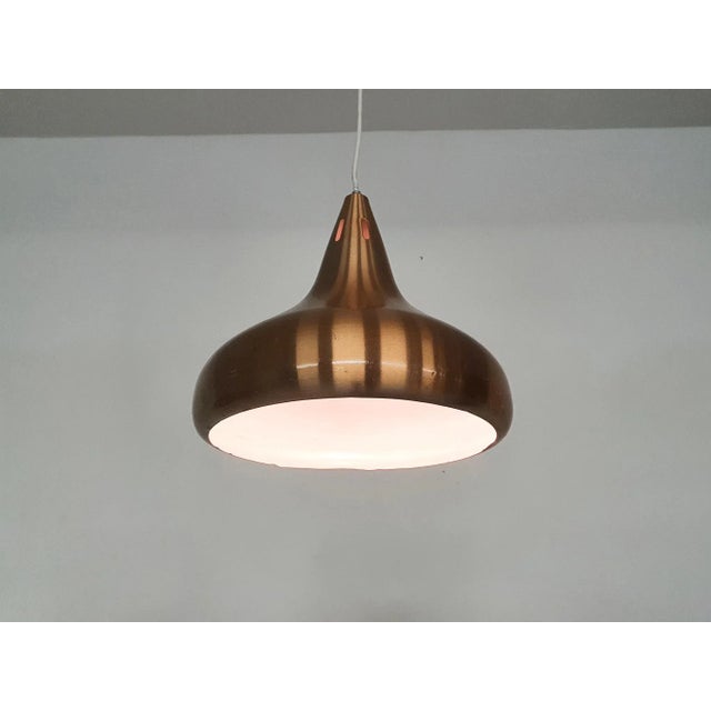 1960s Vintage Copper Pendant Light, Denmark, 1960s For Sale - Image 5 of 8